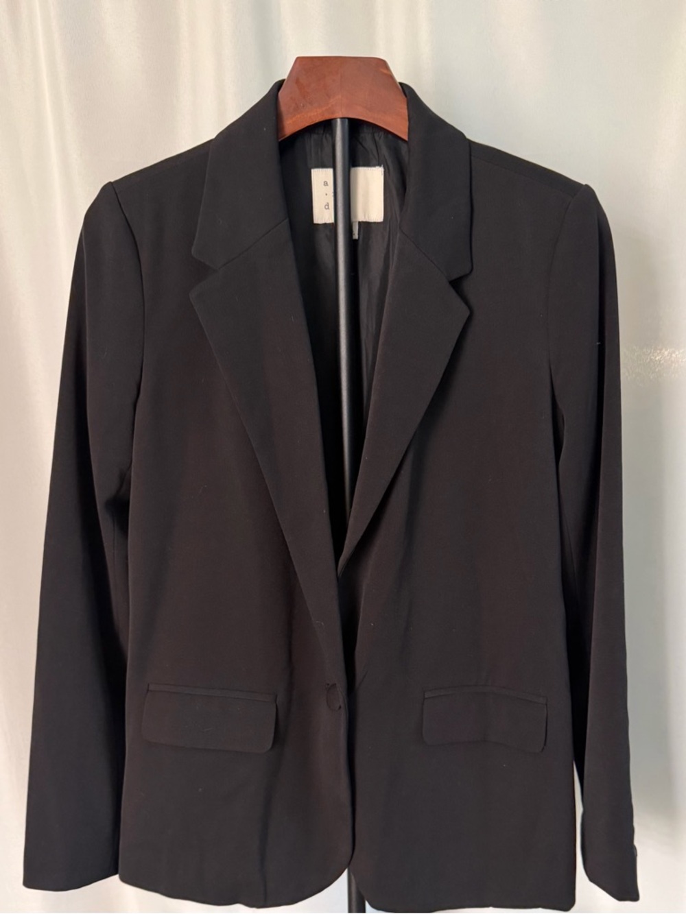 a new day Black Women's Single-Button Blazer